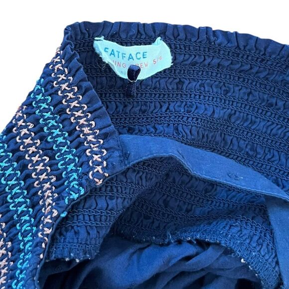 Fat Face Sleeveless Smocked Top - Picture 5 of 5